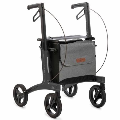 Rollz Air carbon rollator | "Lengte persoon: Small 135 - 170 cm","Kies uw kleur: Grijs" | Rollz