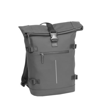New Rebels William Riverside Antraciet 19L Rugzak Waterafstotend Laptop 15.6"