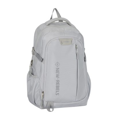 New Rebels Vince Gilbert Lichtgrijs 27L Rugtas Waterafstotend Laptop 15.6"