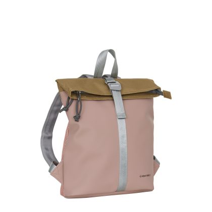 New Rebels Ferron Los Angeles Oud Roze 7L Rolltop Rugzak Water Repellent