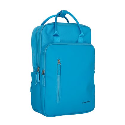 New Rebels Bruce Milwaukee 18L Laptoptas Werktas Schooltas 15,6 '' Turquoise