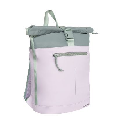 New Rebels Mart New York Rolltop Rugzak 17-21L Waterafstotende Laptop Rugtas 15.6 inch Werktas Rolltop - Lila