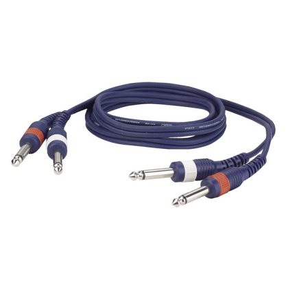 DAP FL22 - 2x Mono jack kabel 6 meter