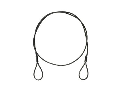 Eurolite EUROLITE Steel Rope (SC) 900x3mm black without quick link