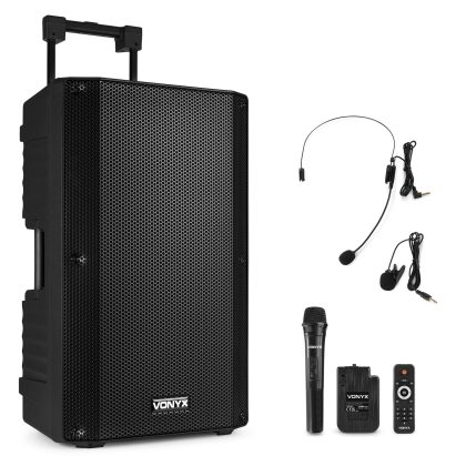 Vonyx VSA700-BP draagbare accu speaker