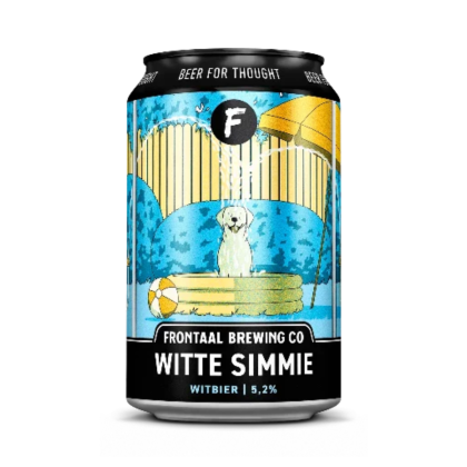 Frontaal Witte Simmie 33cl