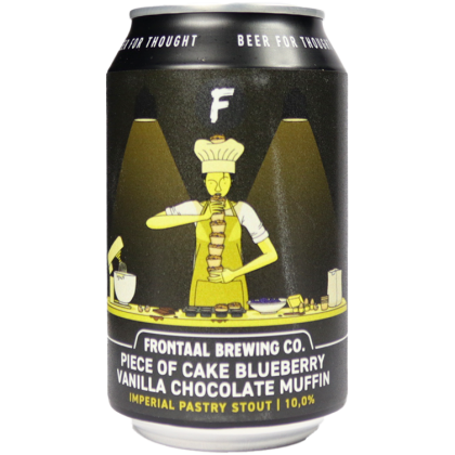 Frontaal Frontaal - Piece Of Cake: Blueberry Vanilla Chocolate Muffin 33Cl