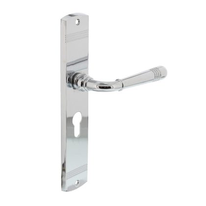 Intersteel Deurklink Helena op schild profielcilindergat 55mm chroom