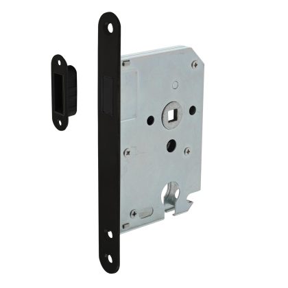 Intersteel Woningbouw magneet cilinder dag- en nachtslot zwart 55mm