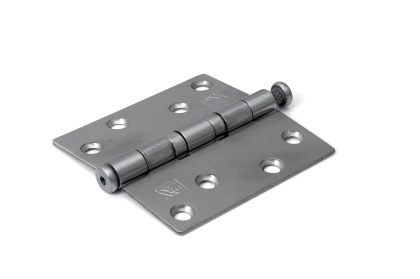 Dulimex Kogellagerscharnier rechte hoeken 89x89mm RVS geborsteld tot 80 kilo