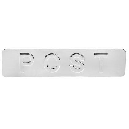 Mooi Deurbeslag Front voor Homebox buitenklep glanzend nikkel