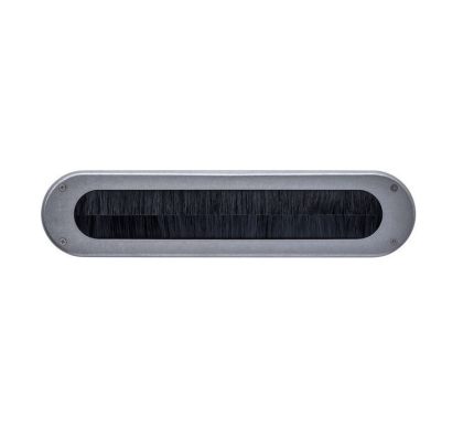 Intersteel Tochtwering ovaal 340x80mm rvs getrommeld