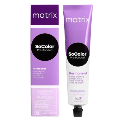 Matrix Matrix SoColor Pre-Bonded Permanent Crème Haarkleur Kleuring 90ml - 06NW Dark Blonde Nature Warm