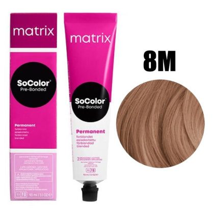 Matrix Matrix SoColor Pre-Bonded 8M Licht Blond Mocha - 90 ml
