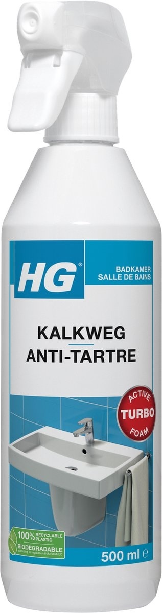 HG Hg Kalkweg Schuimspray - Schoonmaakmiddelen - 500ml