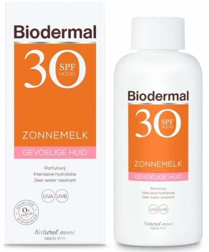 Biodermal Biodermal Sun Milk 200ml Sensitive Skin SPF30