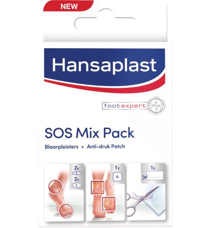 Hansaplast HANSAPLAST BAND SOS MIX - Jouw Eerste Hulp bij Kleine Wondjes