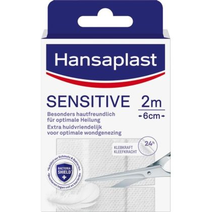 Hansaplast Hansaplast Sensitive 2M x 6CM - Beschermende Pleisters voor Gevoelige Huid