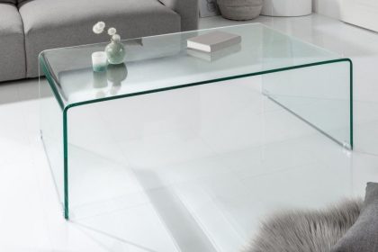 Invicta Interior Extravaganter Glas Couchtisch FANTOME 110cm transparent - 22874