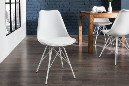 Invicta Interior Retro stoel SCANDINAVIA MEESTERSTUK wit - 36205