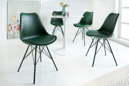 Invicta Interior Retro stoel SCANDINAVIA MEESTERSTUK donkergroen - 42037