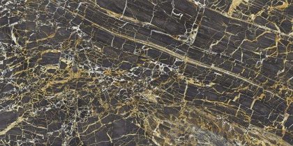 Cifre Cerámica Black Golden Pulido 60x120 rett