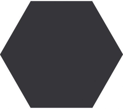 Cifre Cerámica Hexagon Timeless Black mat 15x17