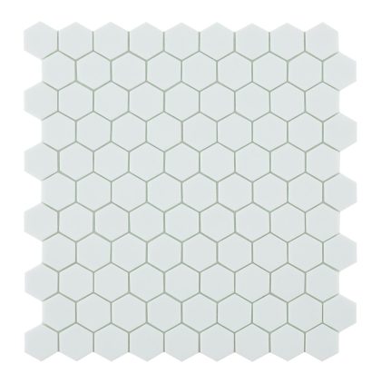 By Goof Mozaiek hexagon white 3.5x3.5cm