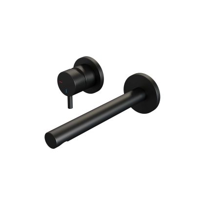 Brauer Black Edition inbouw wastafelmengkraan B2 mat zwart met rechte uitloop