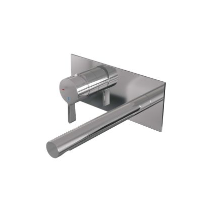 Brauer Chrome Edition inbouw wastafelmengkraan E2 met rechte uitloop