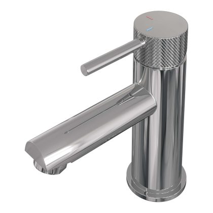 Brauer Chrome Carving lage opbouw wastafelmengkraan model A chroom van BRAUER