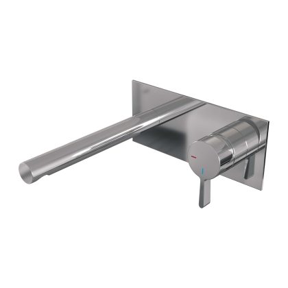 Brauer Chrome Edition wastafelmengkraan met rechte uitloop E1 chroom