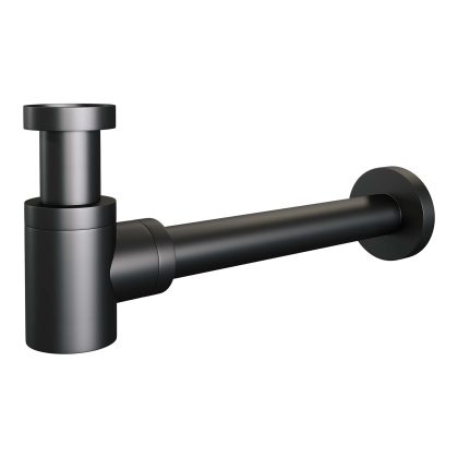 Brauer Design sifon compact mat zwart - Brauer