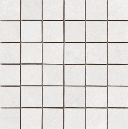 Cifre Cerámica Midtown White mozaiek 5x5 op net van 30x30