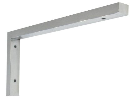 Wiesbaden chroom L- supportbeugel 46x22