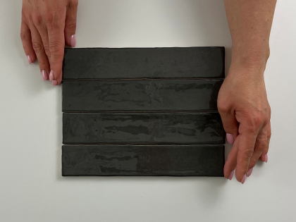 Cifre Cerámica Kalon Anthracite wandtegel 5x25 glans