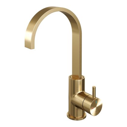 Brauer Edition Hoge Opbouw Wastafelkraan Model B - Platte Uitloop