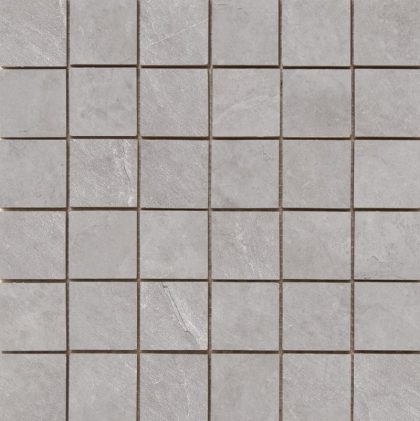 Cifre Cerámica Statale Greige mozaiek 5x5 op net van 30x30