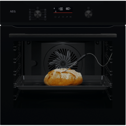 AEG 5000 SurroundCook met SteamBake - Heteluchtoven met stoomondersteuning met pyrolysereiniging NBA5P521AB