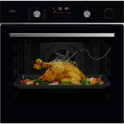 AEG 6000 SenseCook met SteamCrisp - Heteluchtoven met stoomondersteuning OR6AB521SB