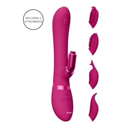 VIVE by Shots Etsu - Pulse Wave G-Spot Rabbit Clitoral Stimulator - Roze