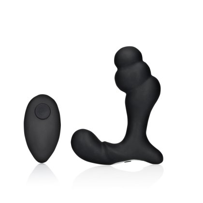 Ouch! by Shots Gelaagde Vibrerende Prostaat Massager met Afstandsbediening - Zwart