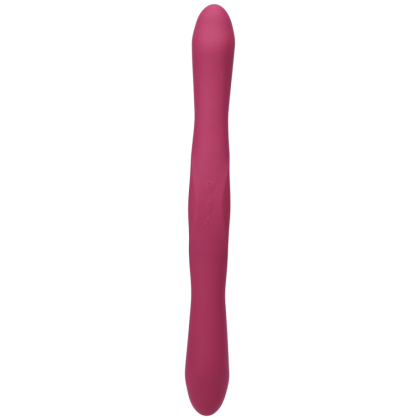 Doc Johnson Duet - Dubbel Eind Vibrator met Draadloze Afstandsbediening - Berry