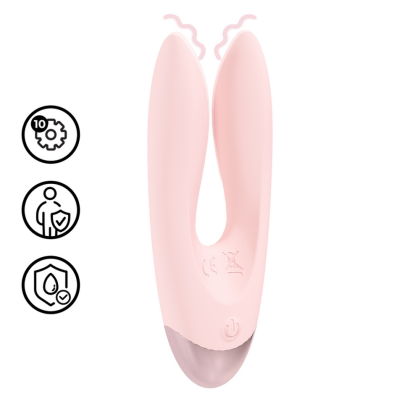 Loveline by Shots Amour - Dual Motor Vibe - Roze
