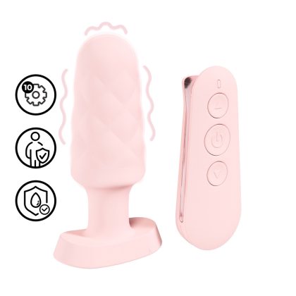Loveline by Shots Velvet - Afstandsbediening Vibrerende Plug - Roze