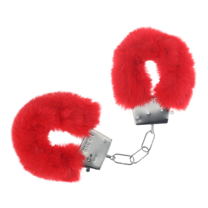 Ouch! by Shots Classic Fluffy Handboeien - Rood