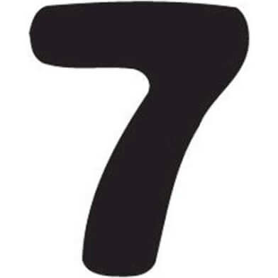 Thule Yepp abc cijfer 7