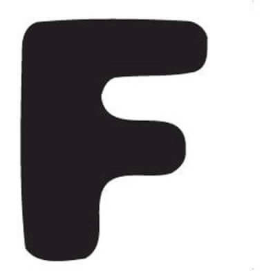 Thule Yepp abc letter F