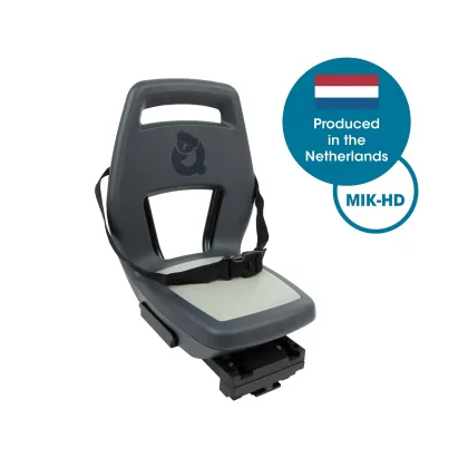 Qibbel achterzitje Qibbel Junior 6+ MIK-HD antraciet/grijs