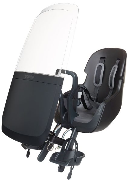 Bobike Mini Exclusive Evolve Urban Black Voorstoeltje + Windscherm